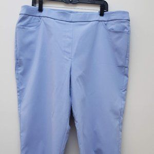 Periwinkle blue capris by Alfred Dunner size